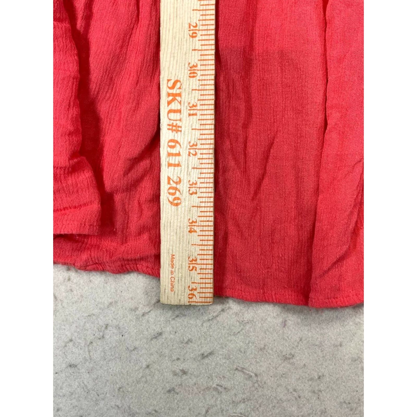 Z Supply Z Supply Skirt Women Pull On Orange Long Elastic Waist Lightweight Size S Size 28" / US 6 / IT 42 - 4 Thumbnail