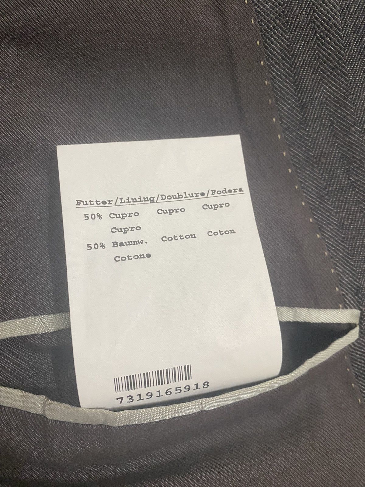 Burberry × Vintage Burberry London Linen Blazer Nova Check Size 58 Size 54L - 7 Thumbnail