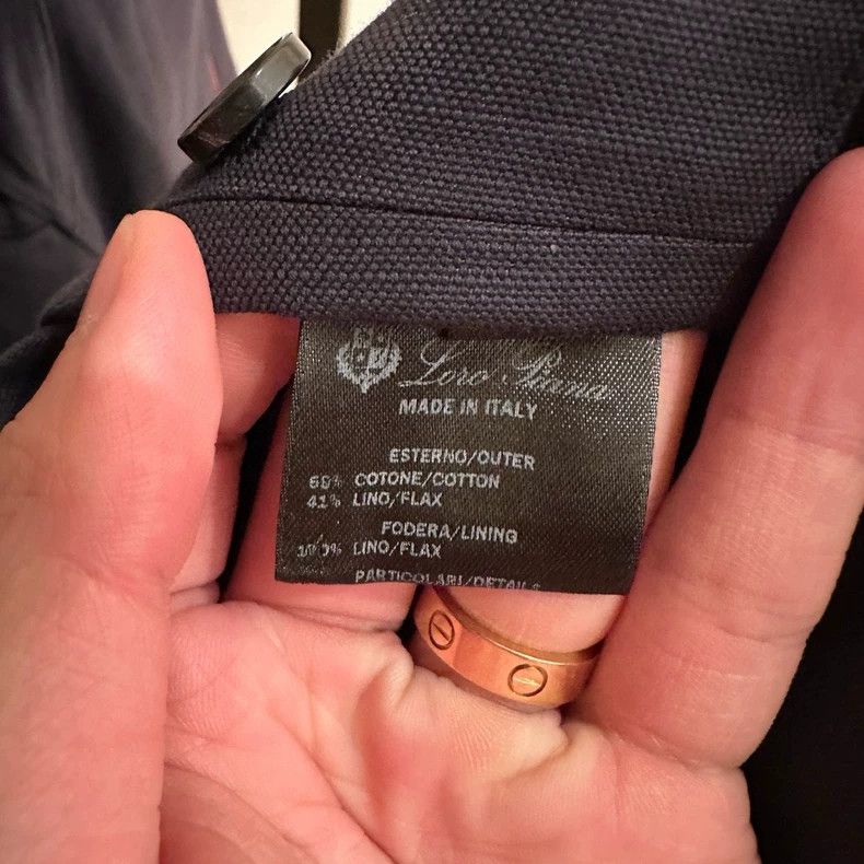 Loro Piana LORO PIANA Men's waterproof lapel hunting jacket Size US M / EU 48-50 / 2 - 7 Thumbnail