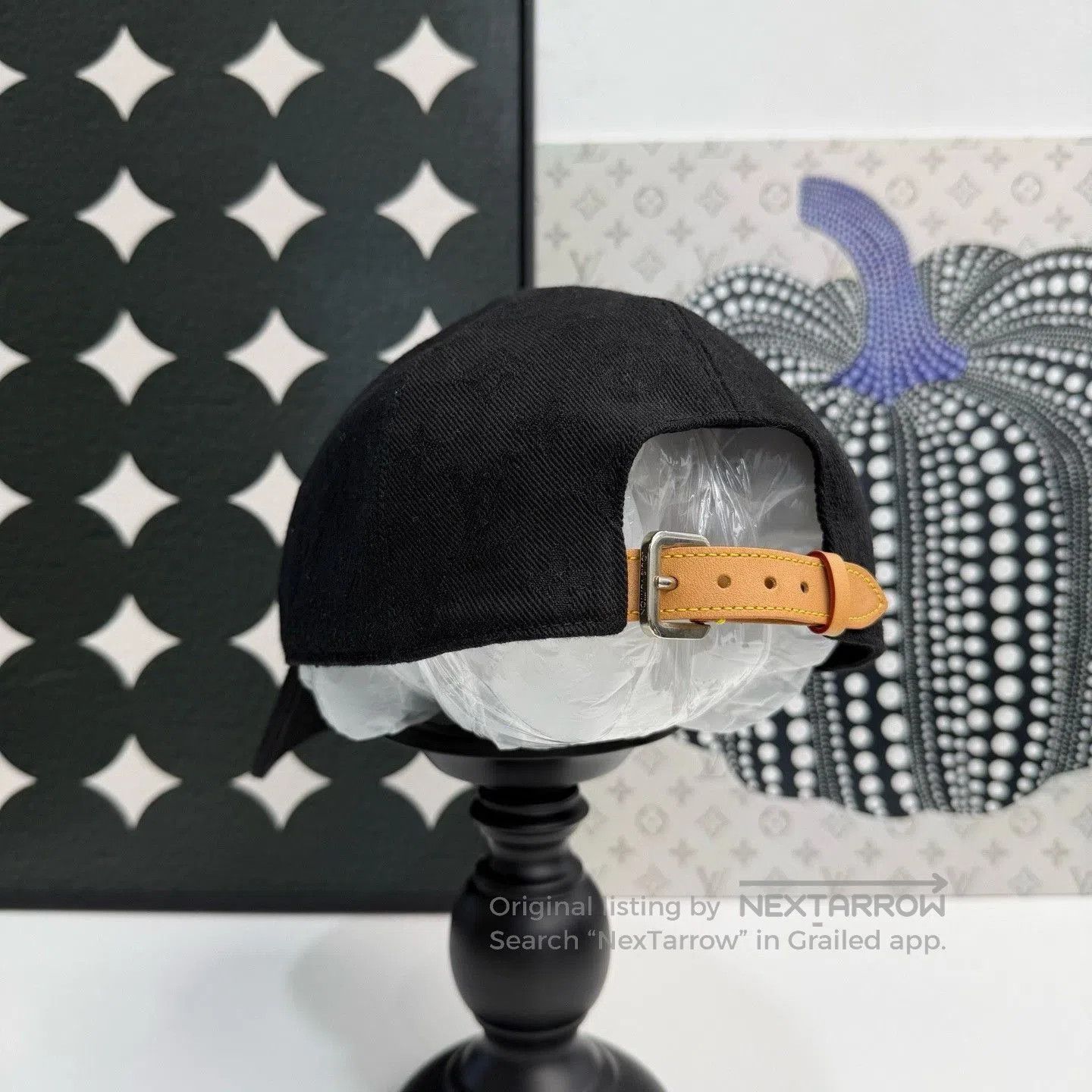 Louis Vuitton Louis Vuitton Monogram Black Denim Baseball Cap. Size ONE SIZE - 2 Thumbnail