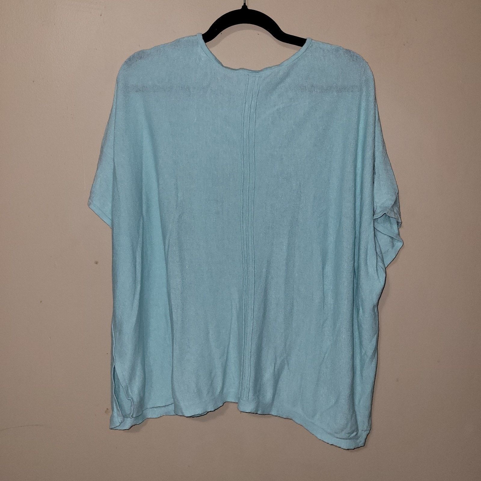 & Other Stories Pure Jill Blue Linen Blend Oversized Boxy Top Size XL Size XL / US 12-14 / IT 48-50 - 10 Thumbnail