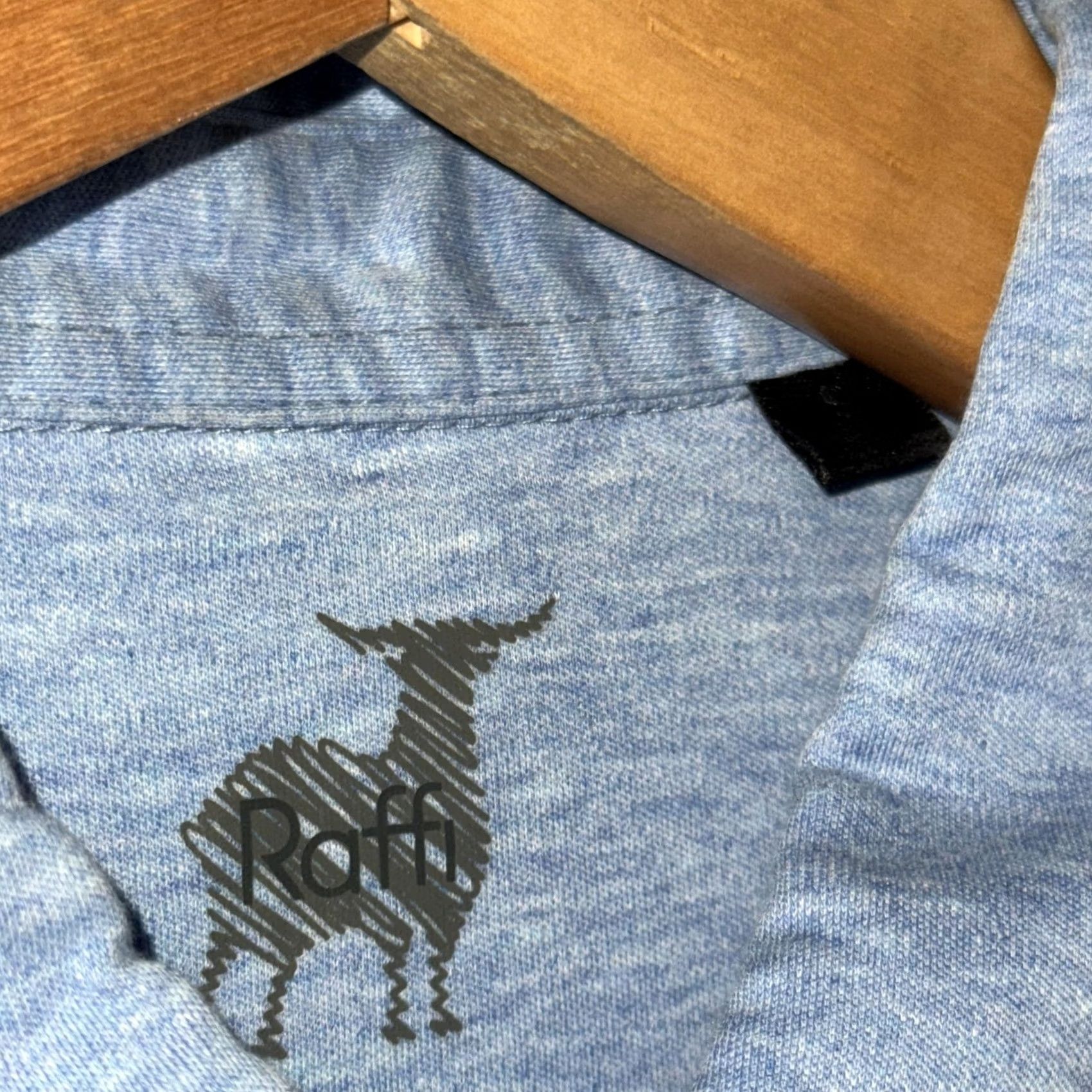 Vintage Raffi Shirt Mens Small Blue Button Front Short Sleeve 100% Cotton Knit Casual Size US S / EU 44-46 / 1 - 4 Thumbnail