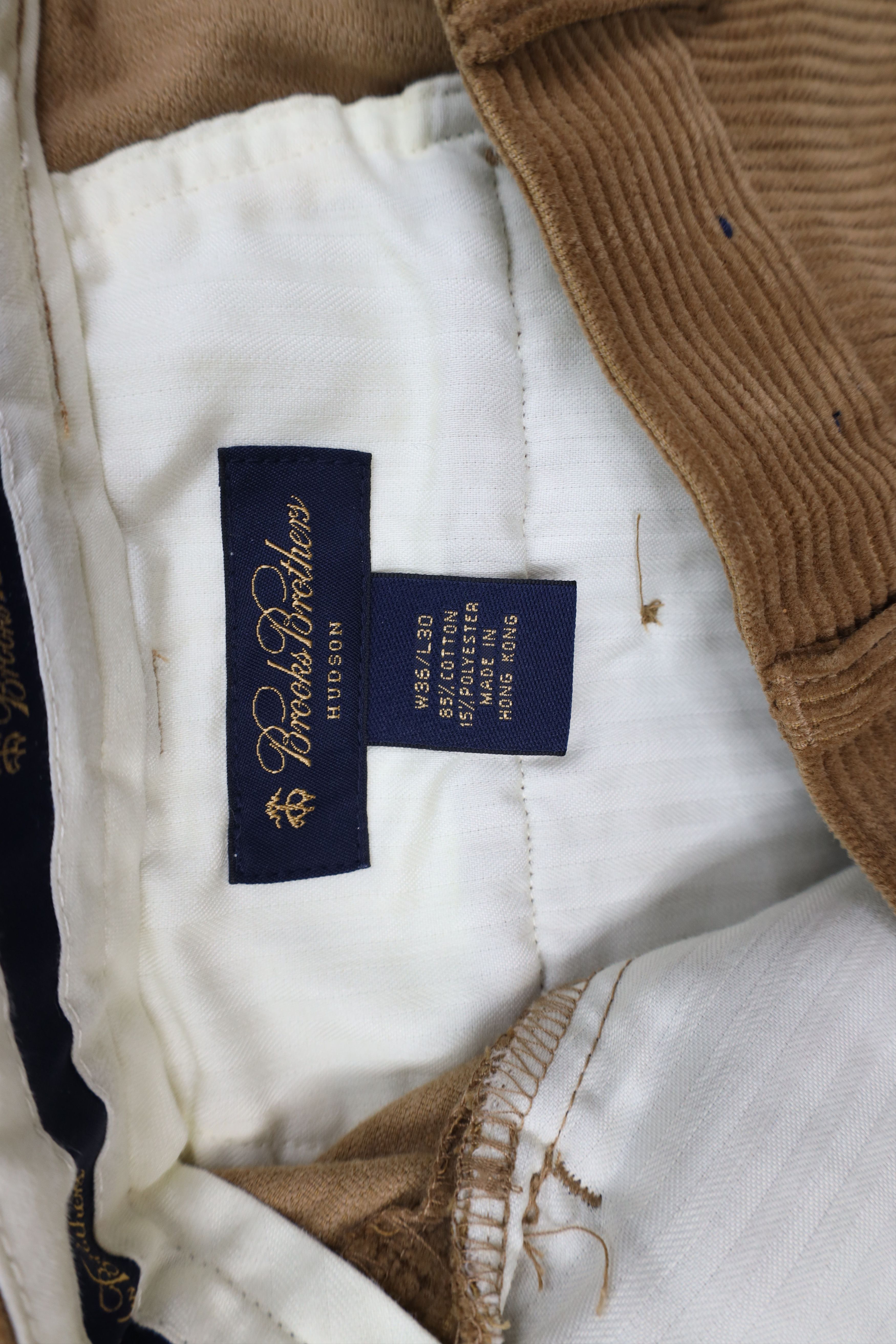 Brooks Brothers Vintage 90s Brooks Brothers Wide Leg Corduroy Chino Pants Size US 36 / EU 52 - 6 Thumbnail