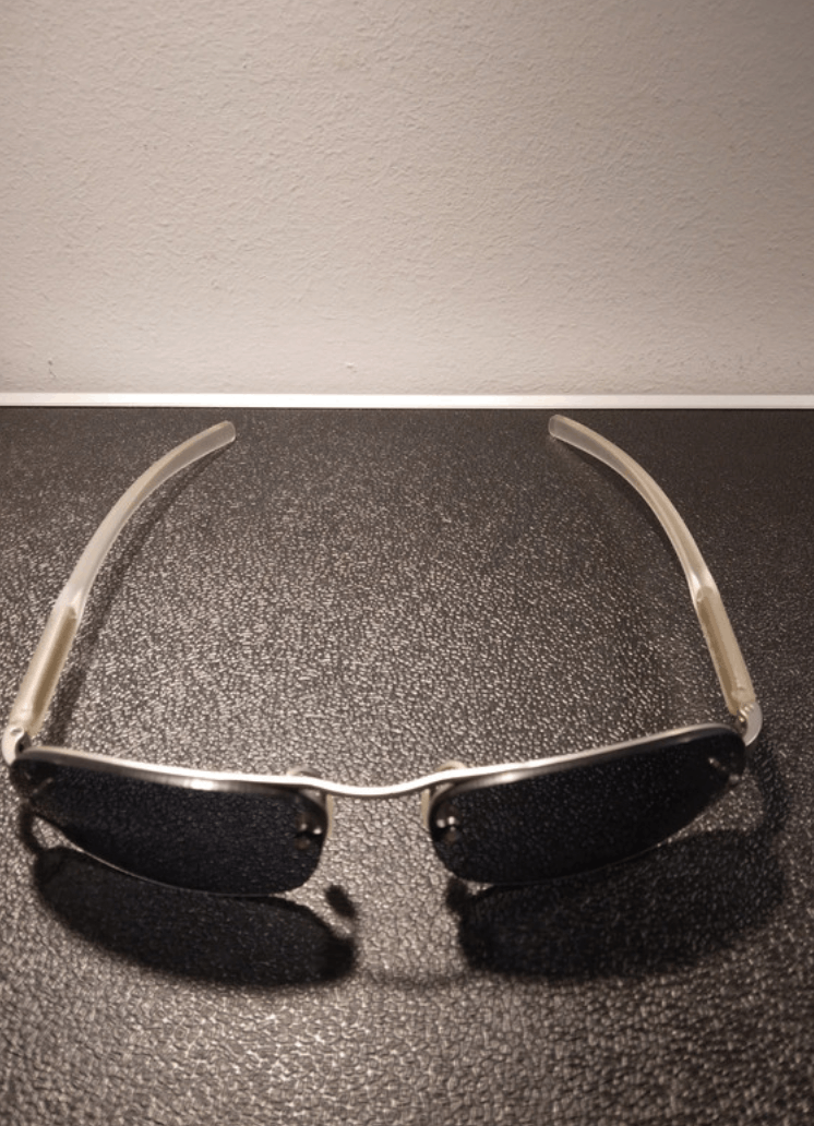 Miu Miu × Prada × Vintage Prada Sunglasses Star Flame Mask Wrap Shield Metal Symbole Size ONE SIZE - 2 Thumbnail