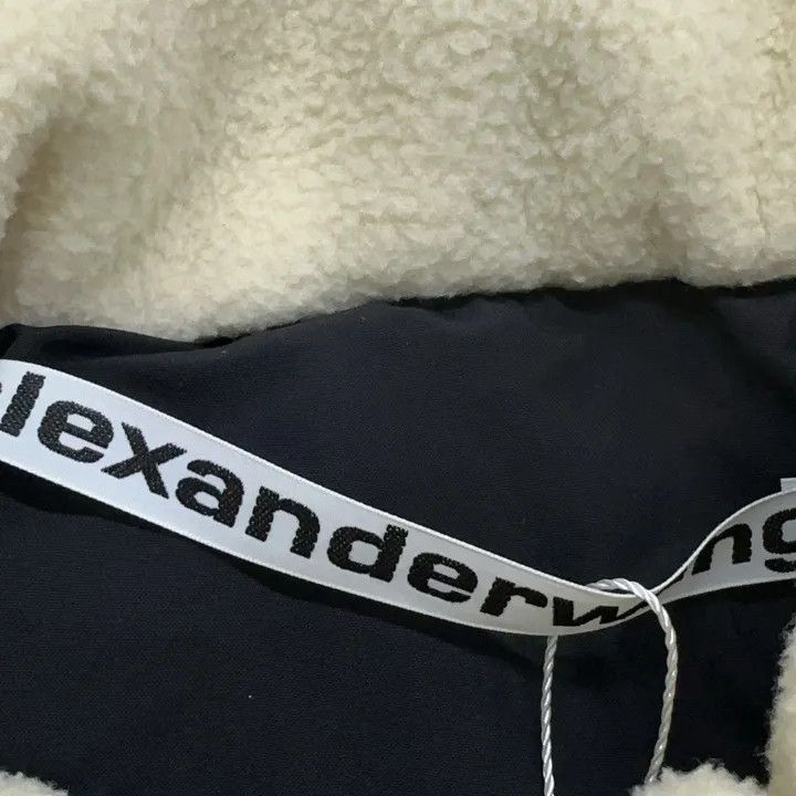 Alexander Wang Alexander Wang FW21 Fleece Patchwork Jacket - Size S / US 4 / IT 40 - 6 Thumbnail