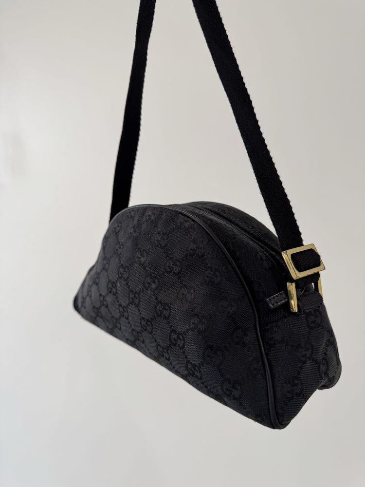 Gucci Gucci GG Monogram Half Moon Canvas Handbag Size ONE SIZE - 3 Thumbnail
