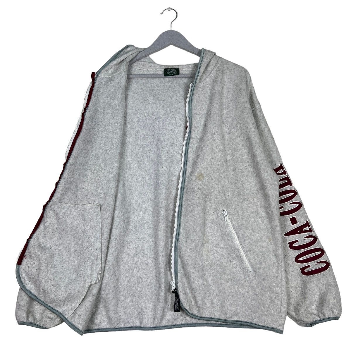 Coca Cola 🔥 VINTAGE COCA COLA HOODIES ZIPPER FLEECE Size US L / EU 52-54 / 3 - 10 Thumbnail