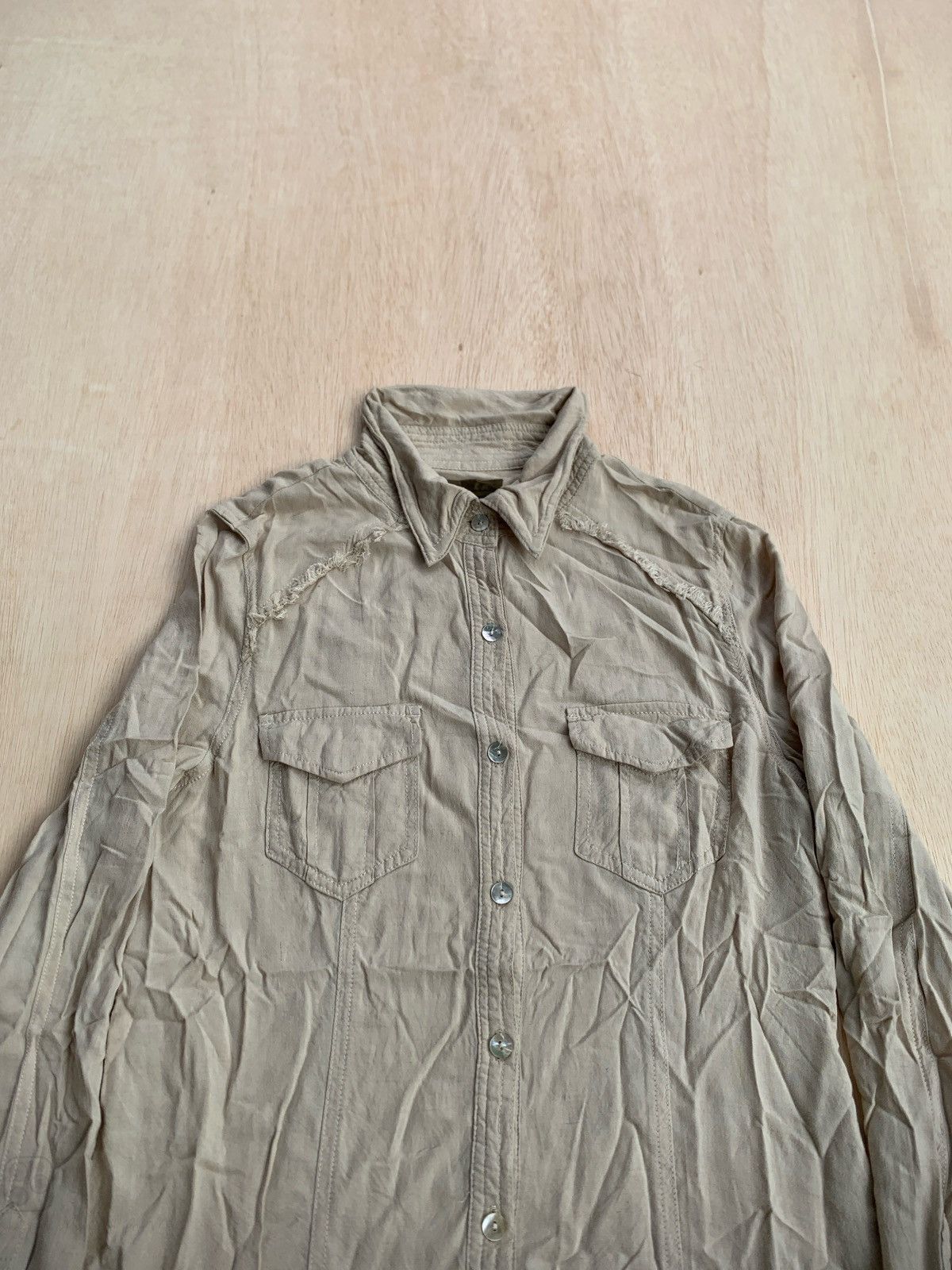 Hysteric Glamour × If Six Was Nine × Japanese Brand Goa Distressed Ifsixwasnine Lgb style Shirt Size US L / EU 52-54 / 3 - 2 Thumbnail