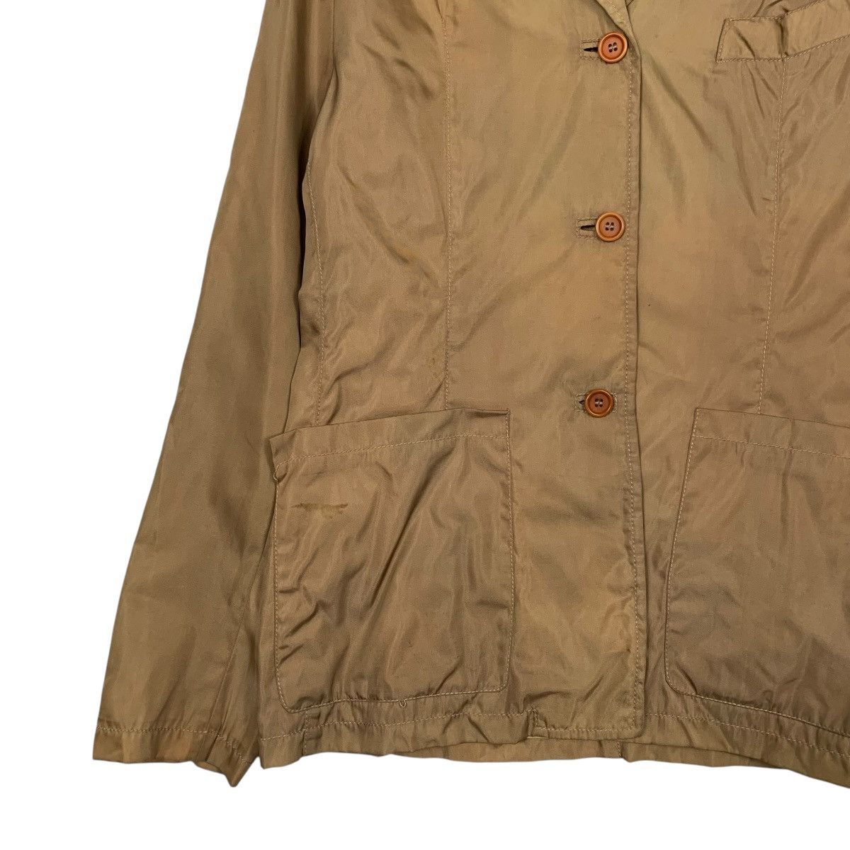 Prada Vintage Prada Made In Italy Brown Women Jacket Size XL / US 12-14 / IT 48-50 - 3 Thumbnail