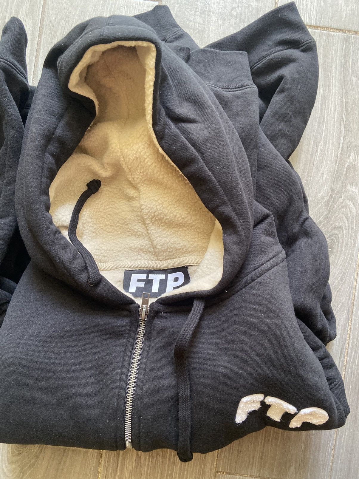 Fuck The Population FTP Chenille Logo Zip Hoodie Black XL Size US XL / EU 56 / 4 - 3 Thumbnail