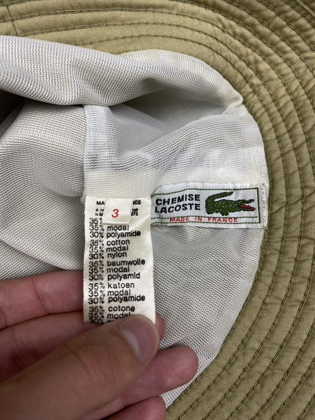 Lacoste Hat Lacoste 90’s vintage rare streetwear military italy y2k Size ONE SIZE - 4 Thumbnail