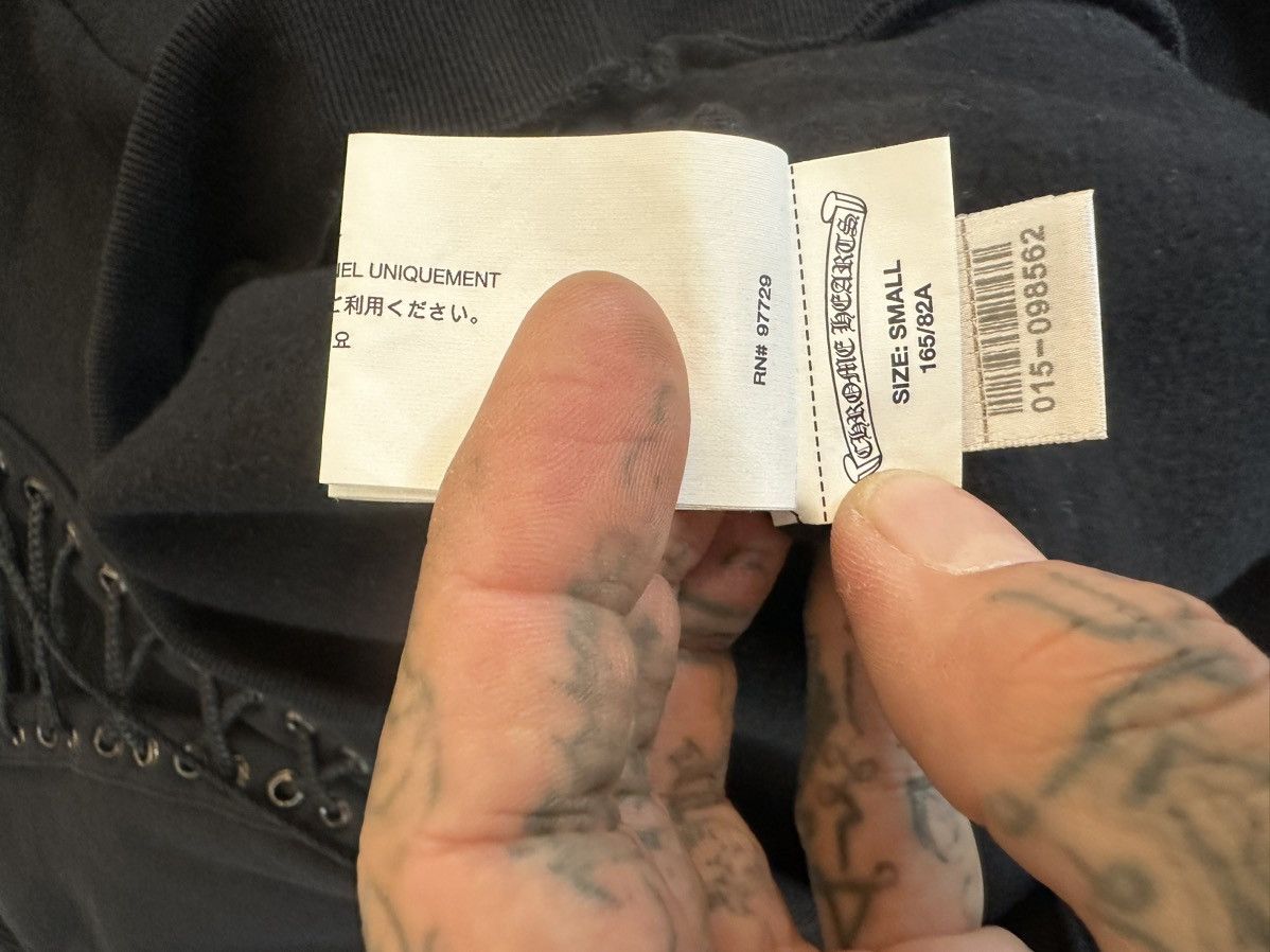 Chrome Hearts CHROME HEARTS HIPPIE TIE UP CROSS PATCH COCHELLA SHIRT Size US S / EU 44-46 / 1 - 10 Thumbnail