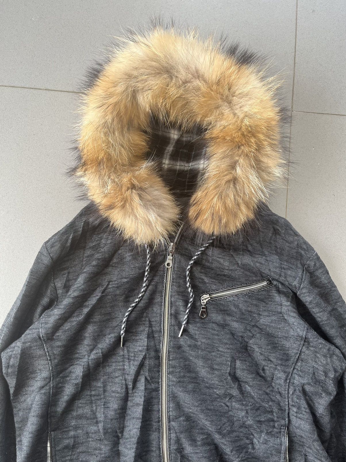 If Six Was Nine Japanese~Plus One Fur Zip Hoodie Seditionaries Gothic Style Size US L / EU 52-54 / 3 - 2 Thumbnail