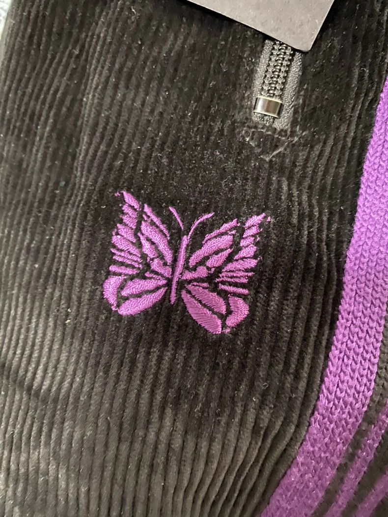 Needles Needles Black Purple Corduroy Butterfly Pants - dmc Size US 26 / EU 42 - 1 Thumbnail