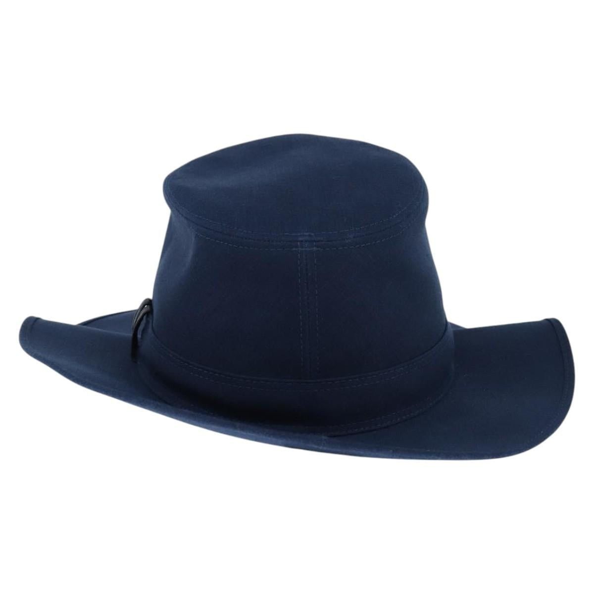 Hermes Hermes Hat Linen Navy Size ONE SIZE - 2 Thumbnail