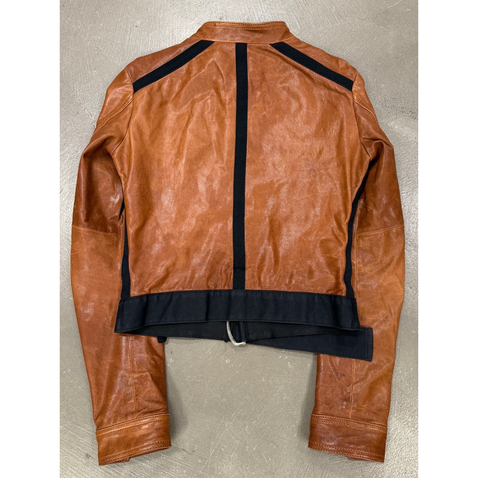 Dolce & Gabbana 2000s Dolce & Gabbana paneled moto jacket Size US S / EU 44-46 / 1 - 2 Thumbnail
