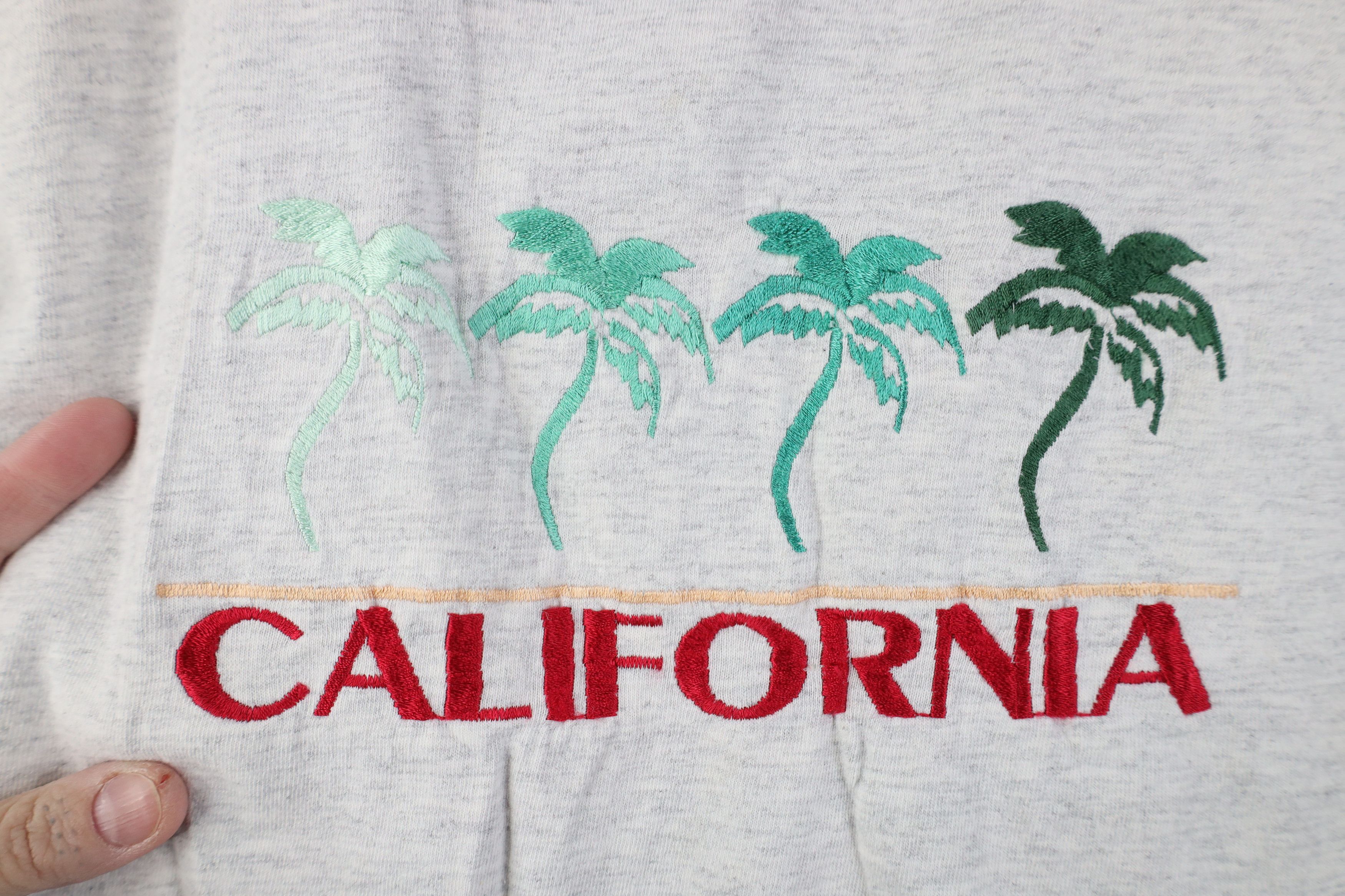 Vintage Vintage 90s Streetwear Palm Tree California T-Shirt USA Size S / US 4 / IT 40 - 4 Thumbnail