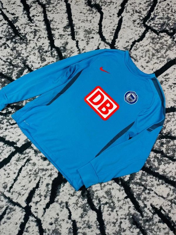 Nike Nike Hertha Berlin blue longsleeve football shirt M Size US M / EU 48-50 / 2 - 2 Thumbnail