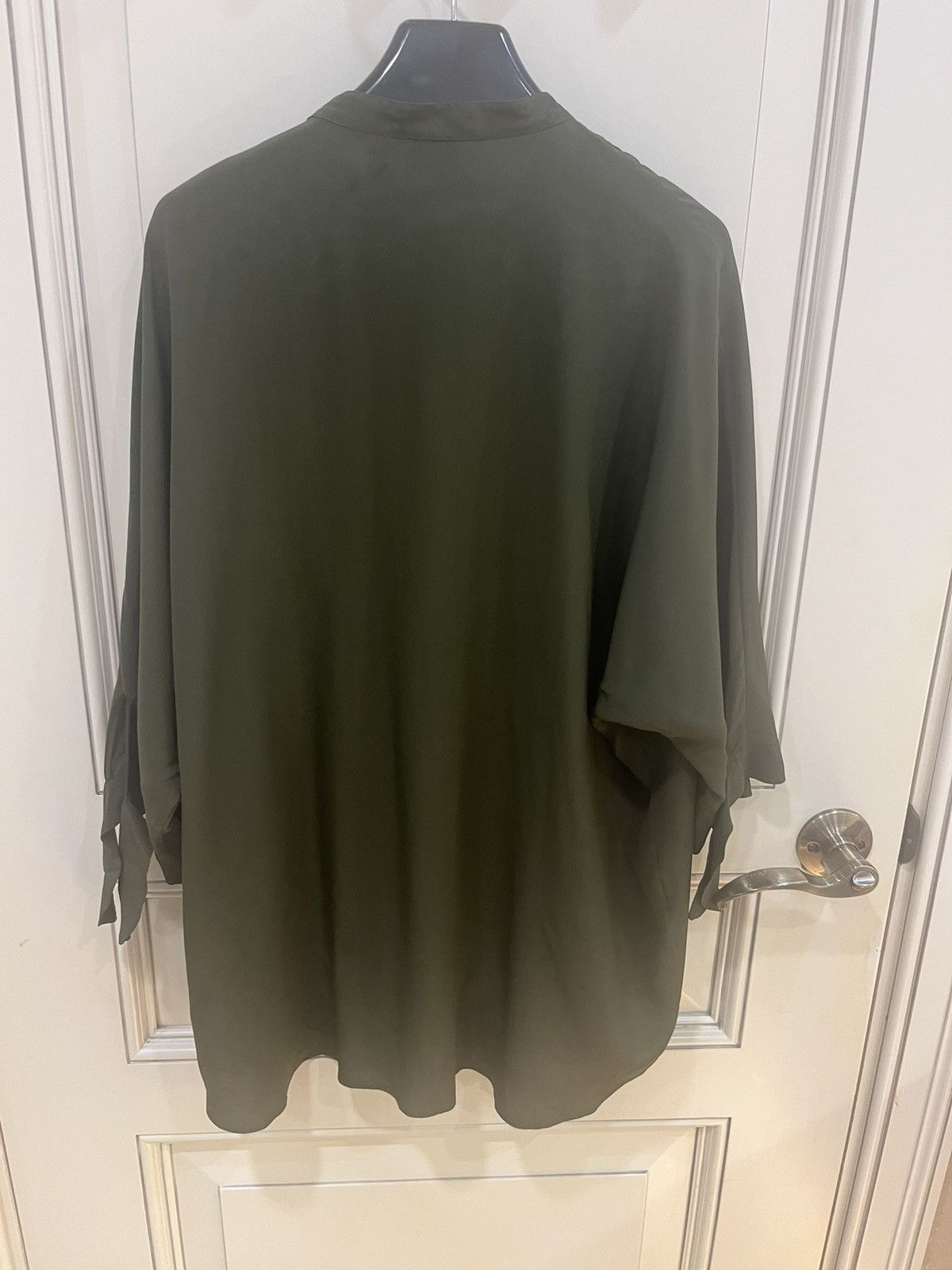 Saint Laurent Paris silk tunic shirt collar size40 in green Size US M / EU 48-50 / 2 - 11 Thumbnail