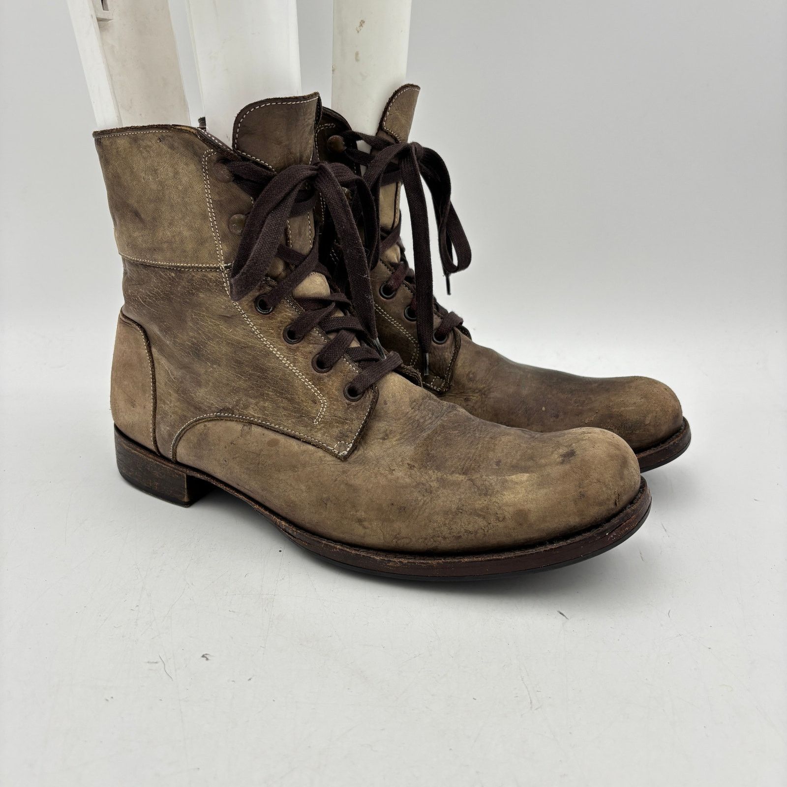 John Varvatos John Varvatos Freeman Rockstar Brown military 