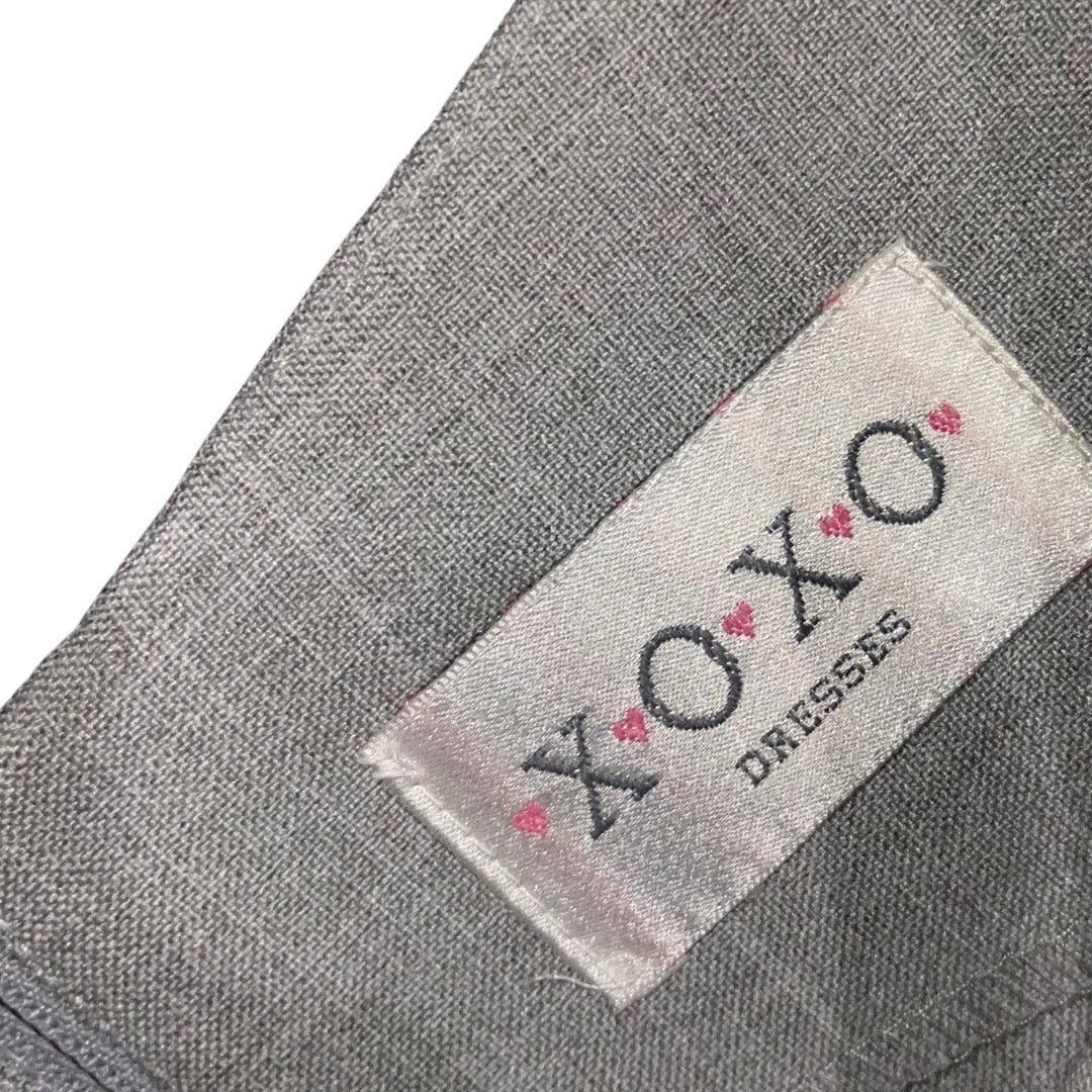 XOXO XOXO Juniors Sleeveless Gray Short Sheath Dress Y2K Career Size M / US 6-8 / IT 42-44 - 3 Thumbnail
