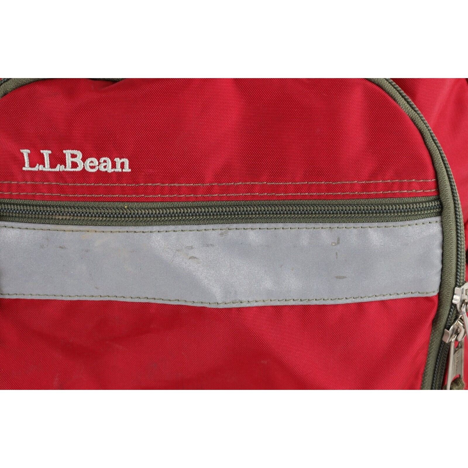 L.L. Bean × Vintage Vintage 90s Spell Out LL Bean Distressed Reflective Backpack Size ONE SIZE - 3 Thumbnail