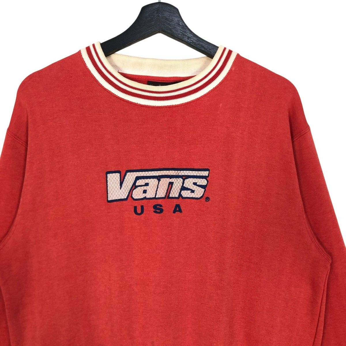 Vans Vintage 90s Vans USA Sweatshirt Skateboard Brand Sweater Size US S / EU 44-46 / 1 - 5 Thumbnail