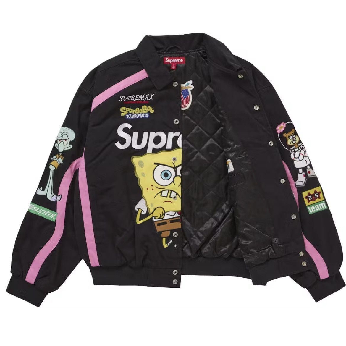 Supreme Supreme SS25 SpongeBob Squarepants Jeff Hamilton Jacket Sz M Size US M / EU 48-50 / 2 - 2 Thumbnail