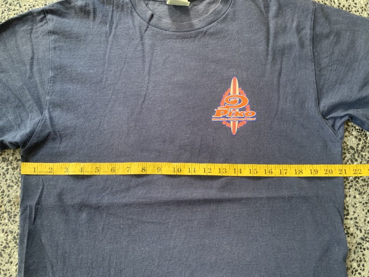 Vintage Vintage 90s Piko Hawaiian Longboard Wear/ Surfing T Shirt Size US L / EU 52-54 / 3 - 8 Thumbnail