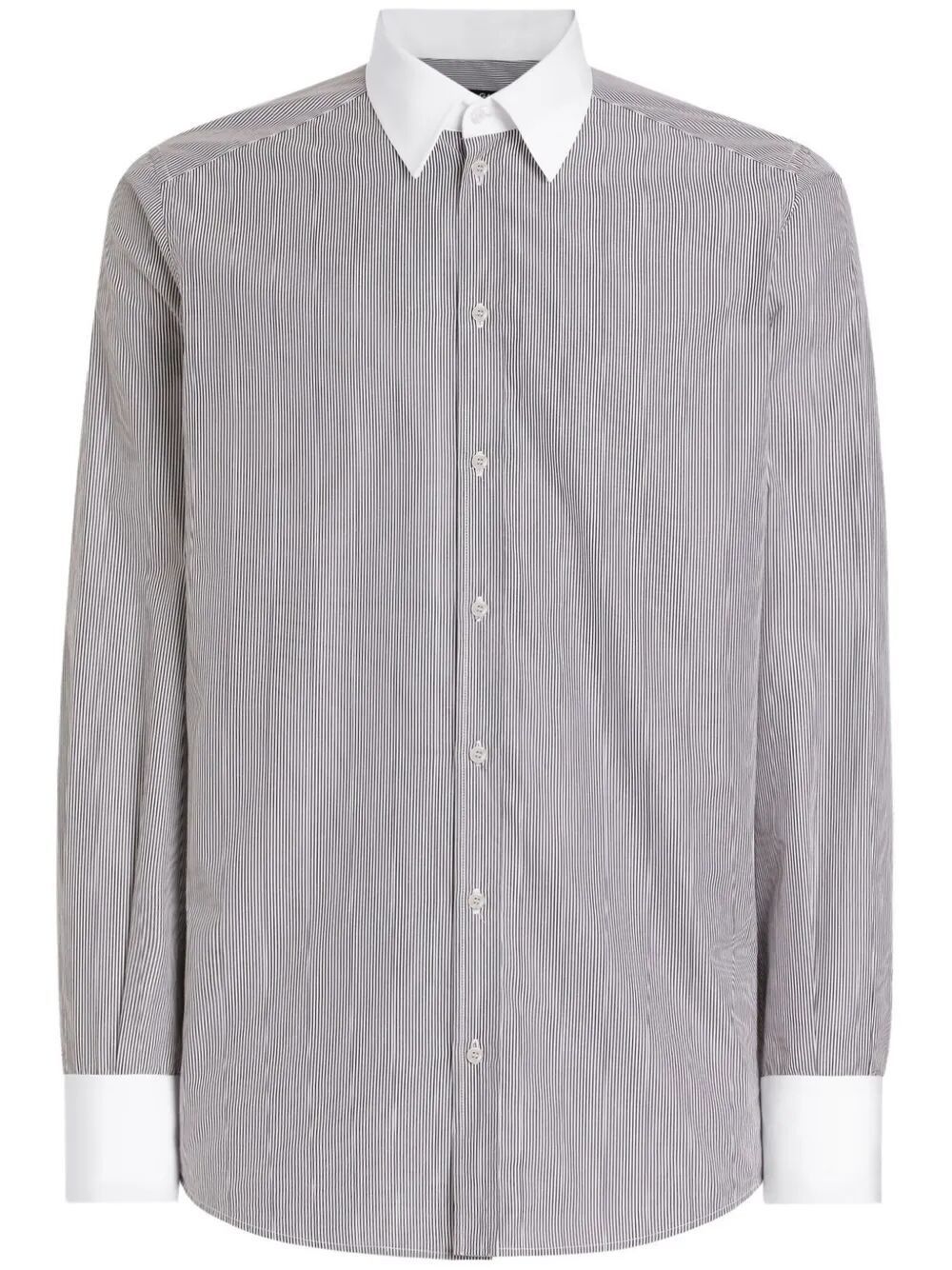 Dolce & Gabbana STRIPED COTTON SHIRT Size US M / EU 48-50 / 2 - 1 Thumbnail