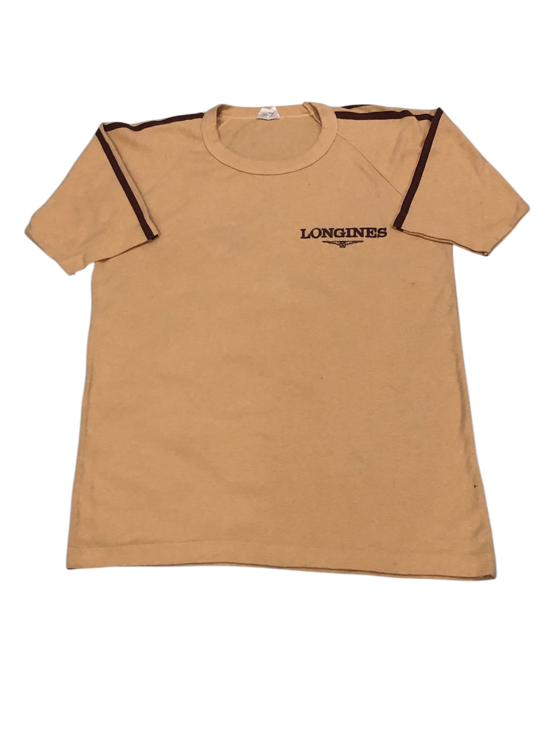 Longines × USA Olympics × Vintage Vintage 80s Longines Official Time-Keeper Olympic Tshirt Size US M / EU 48-50 / 2 - 2 Thumbnail