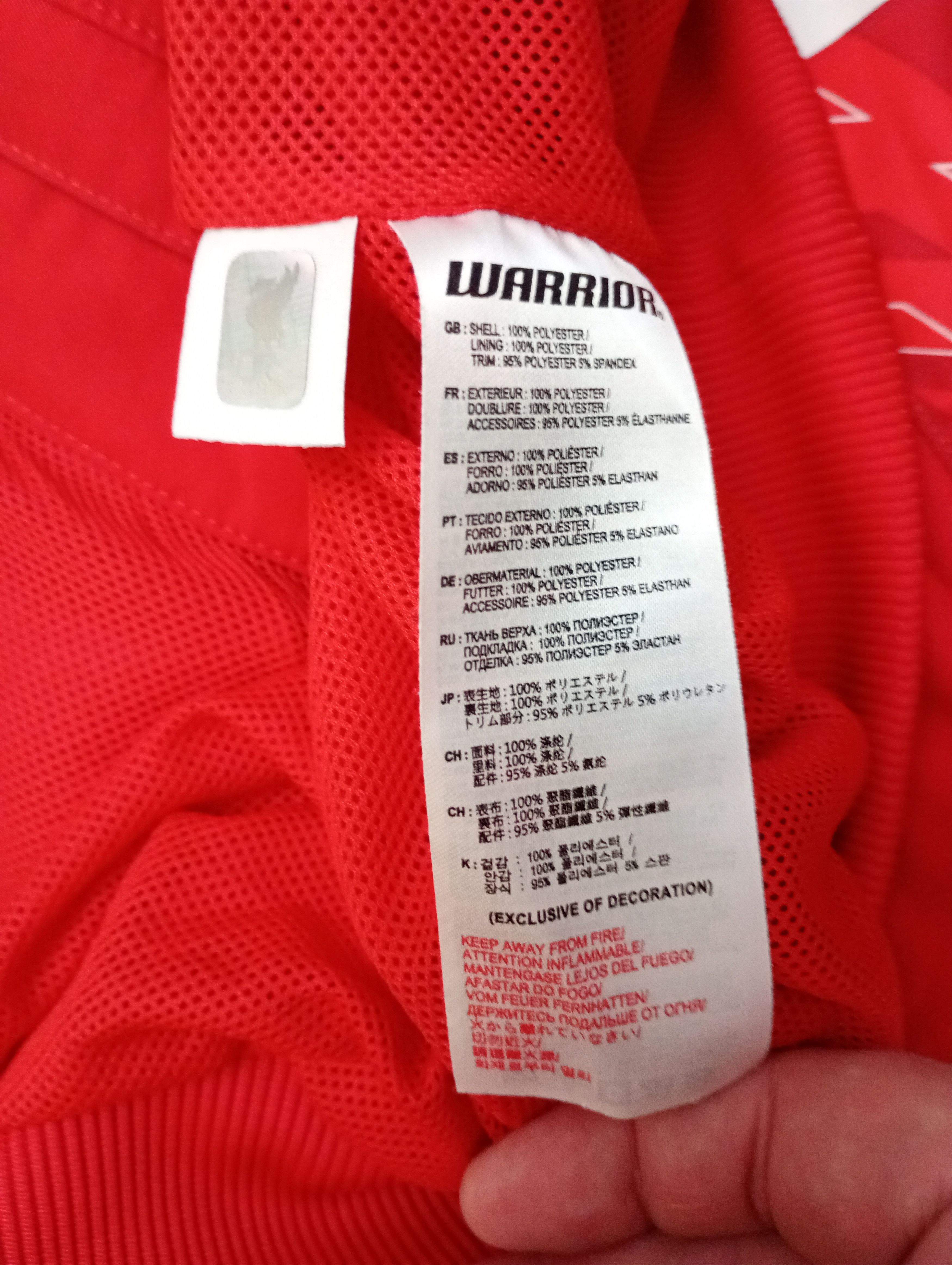 Warrior Warrior Liverpool FC Training Jacket 2012-2013 Size US S / EU 44-46 / 1 - 11 Thumbnail