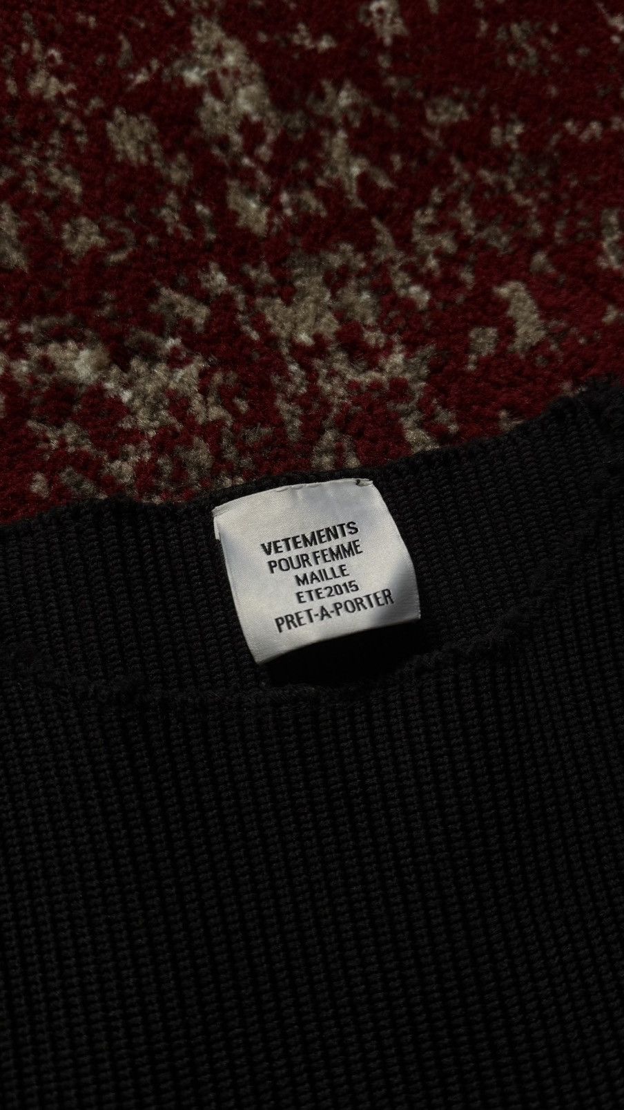 Vetements 2015 Runway sample BOTH PIECES rib tops Size US XXS / EU 40 - 11 Thumbnail