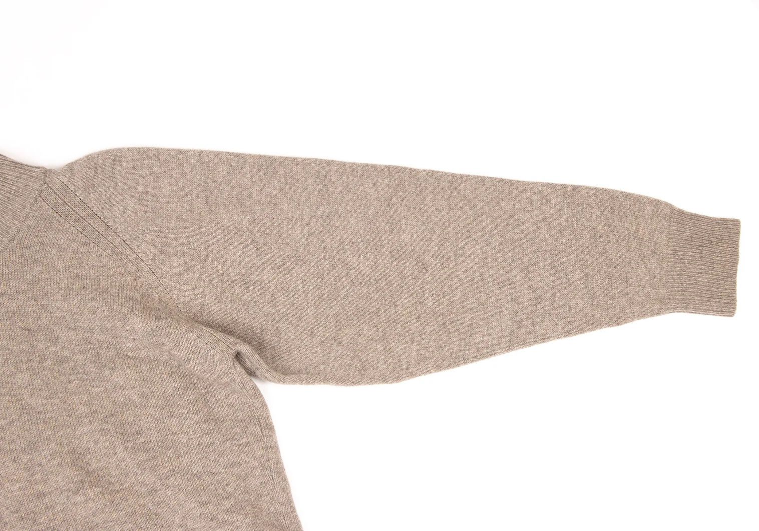 Issey Miyake Wool-Blend High-Neck Half-Zip Knit Sweater in Mocha M Size US M / EU 48-50 / 2 - 8 Thumbnail