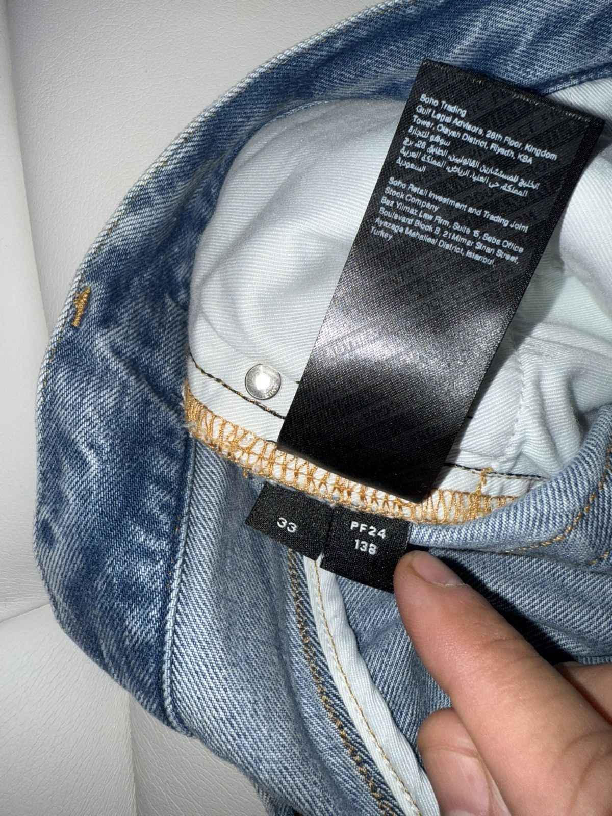 Amiri Amiri patch logo shorts Size US 33 - 9 Thumbnail