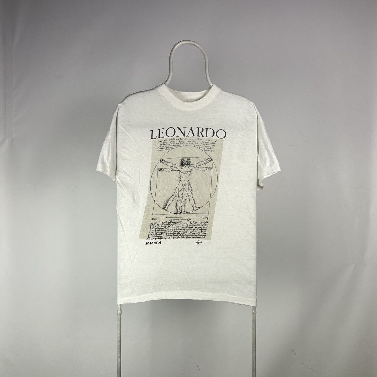 Other Leonardo Da Vinci T-Shirt Mens Med Vitruvian Man Graphic vtg Size US M / EU 48-50 / 2 - 1 Thumbnail