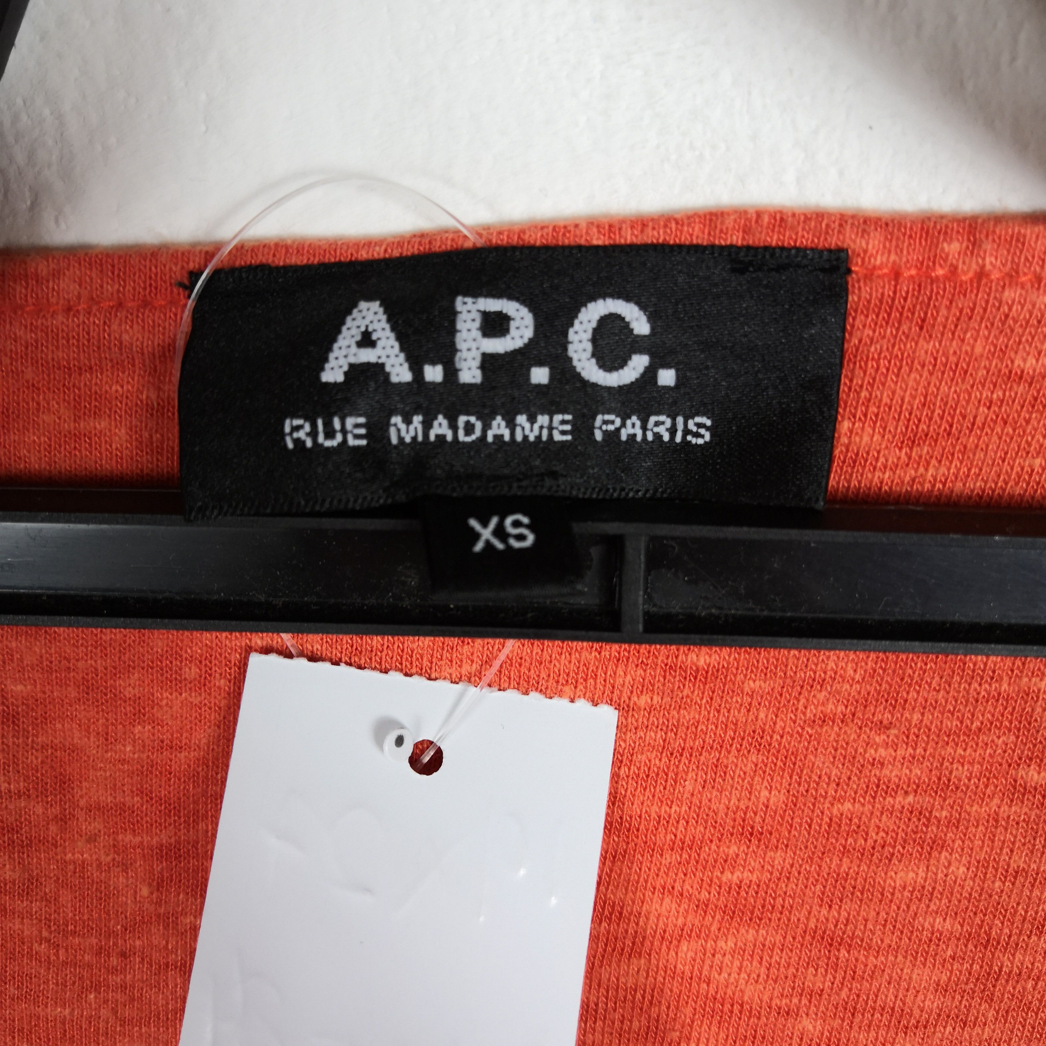 A.P.C. Vintage 90s ApC Ladies Women Tees T Shirt Size XS / US 0-2 / IT 36-38 - 4 Thumbnail