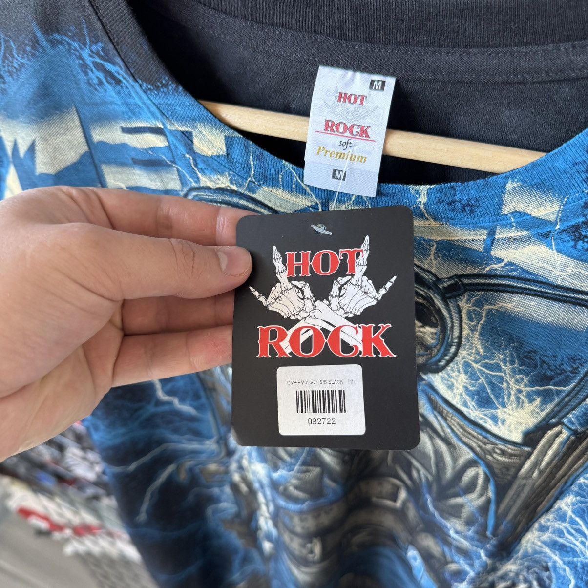 Band Tees Metallica Ride The Lightning Hot Rock AOP Band T-shirt Size US M / EU 48-50 / 2 - 3 Thumbnail