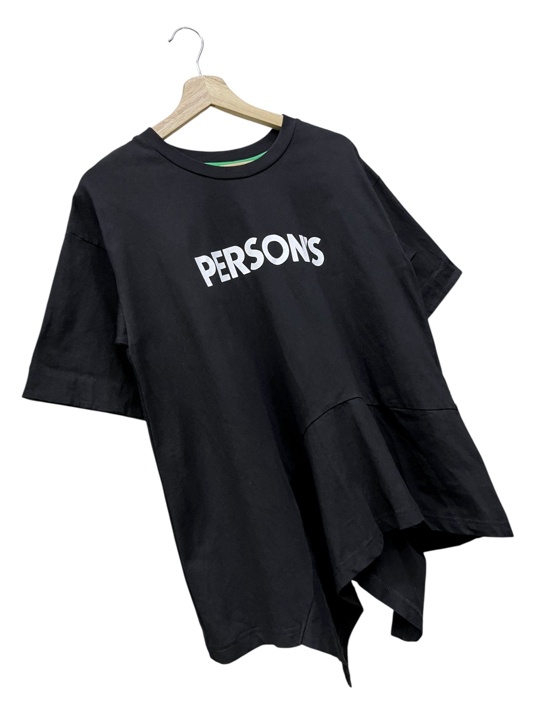 PERSON'S PERSON'S Nobuo Ikeda Asymmetric Hem Decon Runway Tee Size US M / EU 48-50 / 2 - 3 Thumbnail