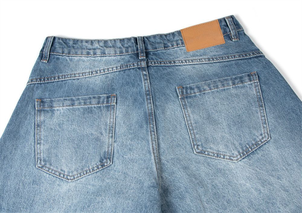 Japanese Brand × Jean Men's retro punk scimitar distressed washed jeans y2k Size US 32 / EU 48 - 5 Thumbnail
