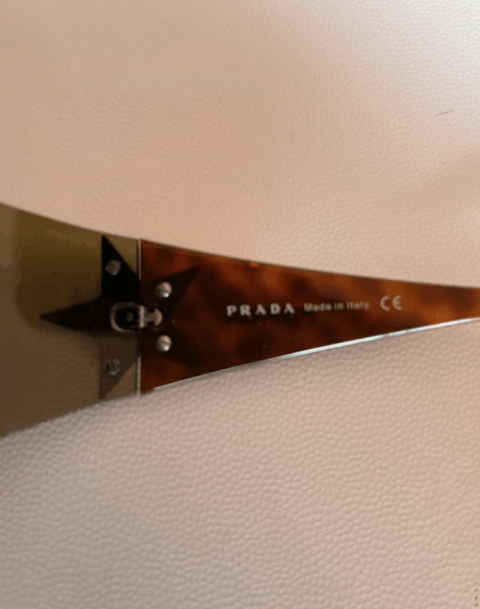 Prada PRADA Sunglasses Star Rimless Sport Flame Vintage Size ONE SIZE - 4 Thumbnail