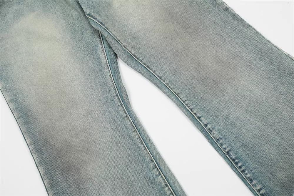 Japanese Brand Punk hip-hop trend washed distressed dirty jeans Size US 34 / EU 50 - 6 Thumbnail