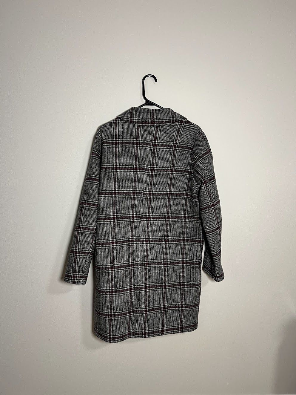 John Elliott John Elliott Checked Coat - Red Plain (Size 1/Small) Size US S / EU 44-46 / 1 - 2 Thumbnail