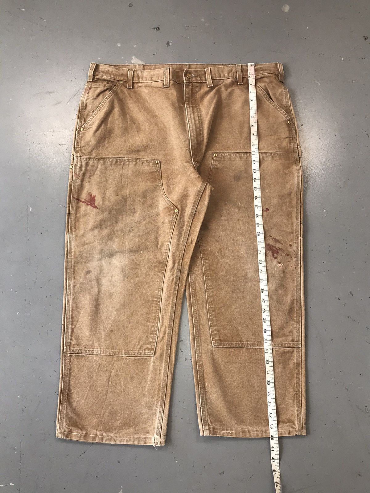 Carhartt × Vintage Vintage Carhartt B01 BRN double knee denim Size US 44 / EU 60 - 7 Thumbnail