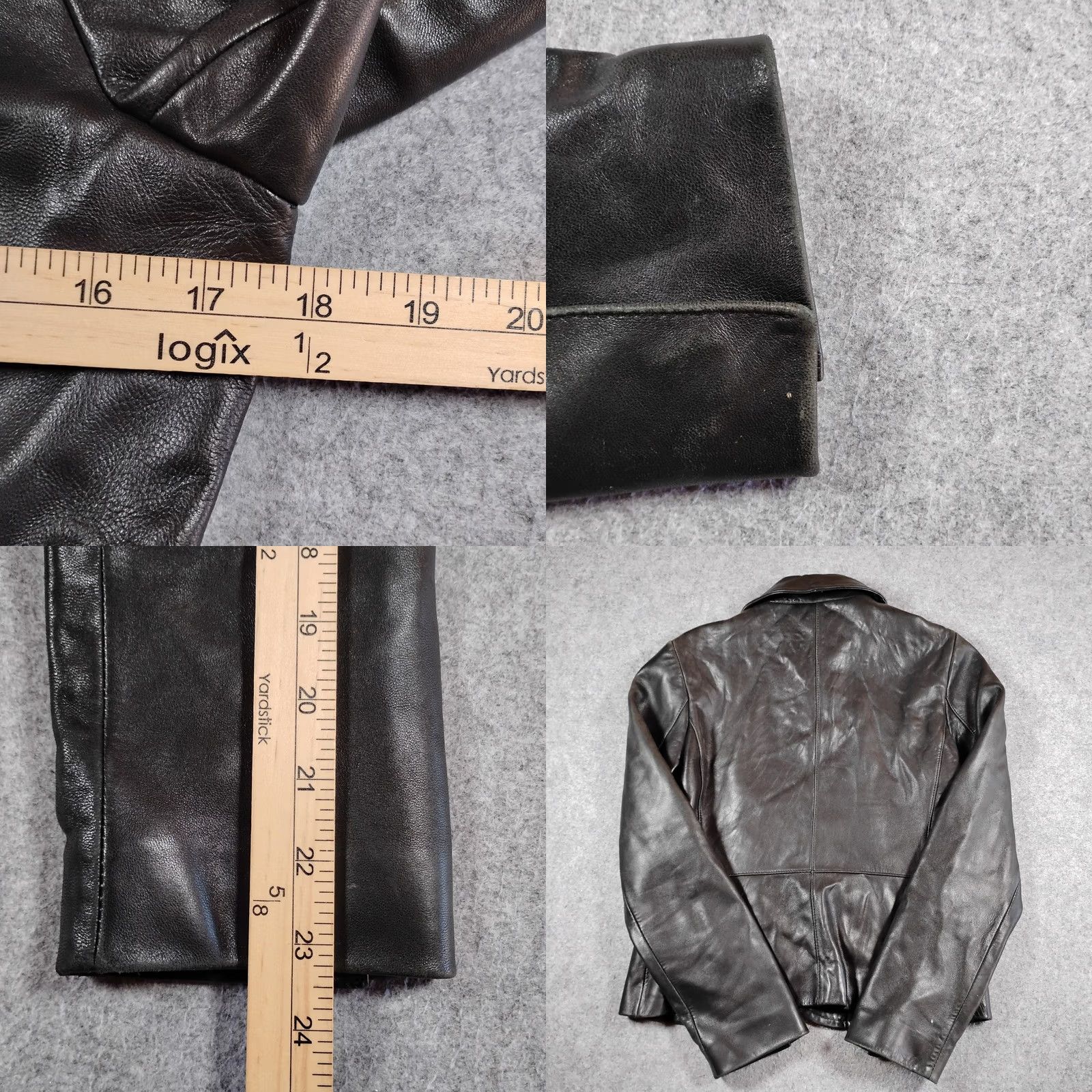 Ann Taylor Ann Taylor Leather Jacket Size S / US 4 / IT 40 - 8 Thumbnail