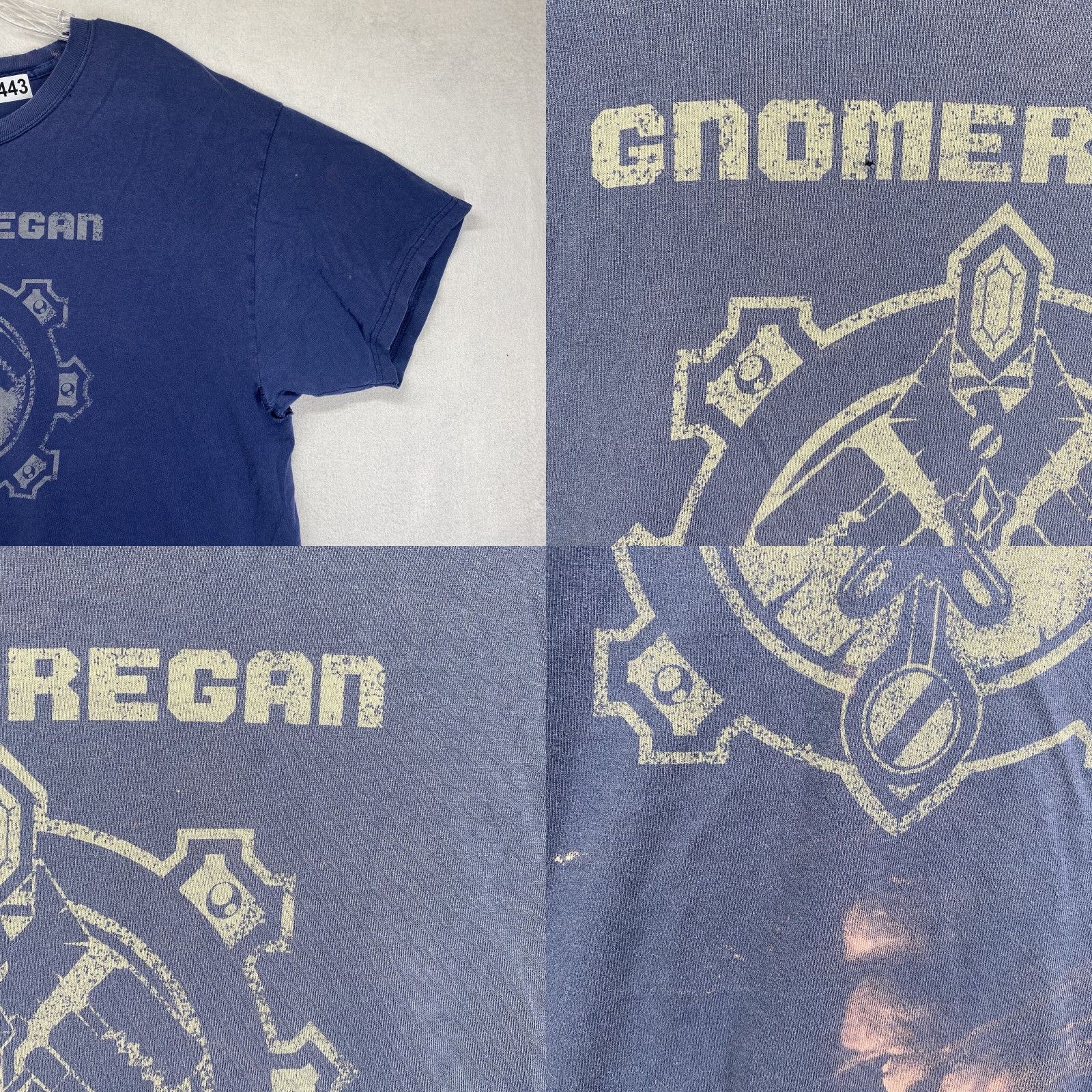 Vintage VINTAGE Blizzard Entertainment T-Shirt Men Large Blue 90s Gaming Anime Art War Graphic Print Relaxed Fit Size US L / EU 52-54 / 3 - 8 Thumbnail