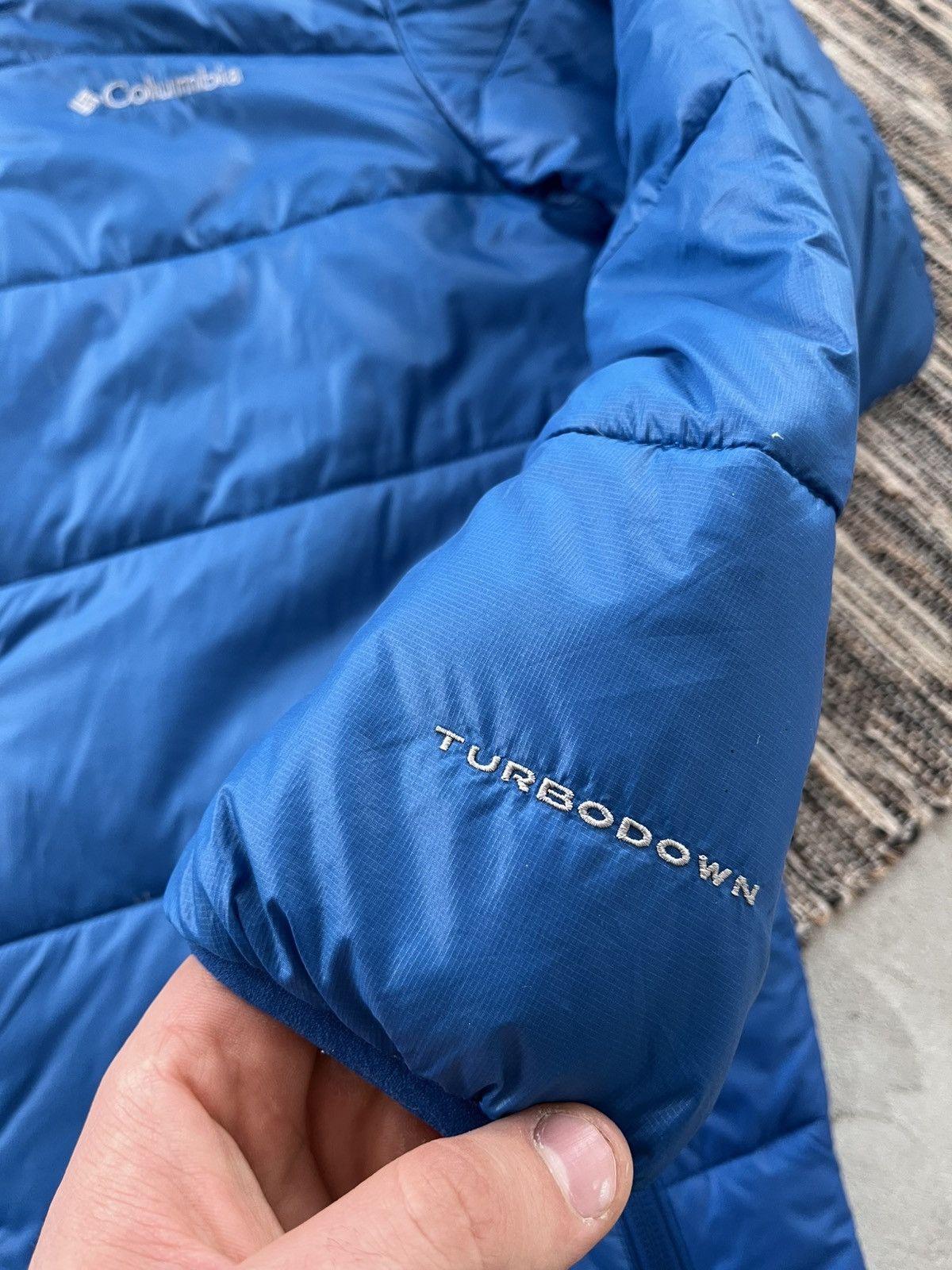 Columbia Vintage Columbia Lightweight Down Jacket Outdoor Y2K Blue Size US S / EU 44-46 / 1 - 9 Thumbnail