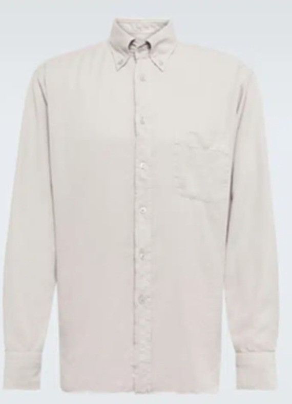 Tom Ford o1loc1c1224 94YTBE Shirt in Grey Ice Size US M / EU 48-50 / 2 - 1 Thumbnail