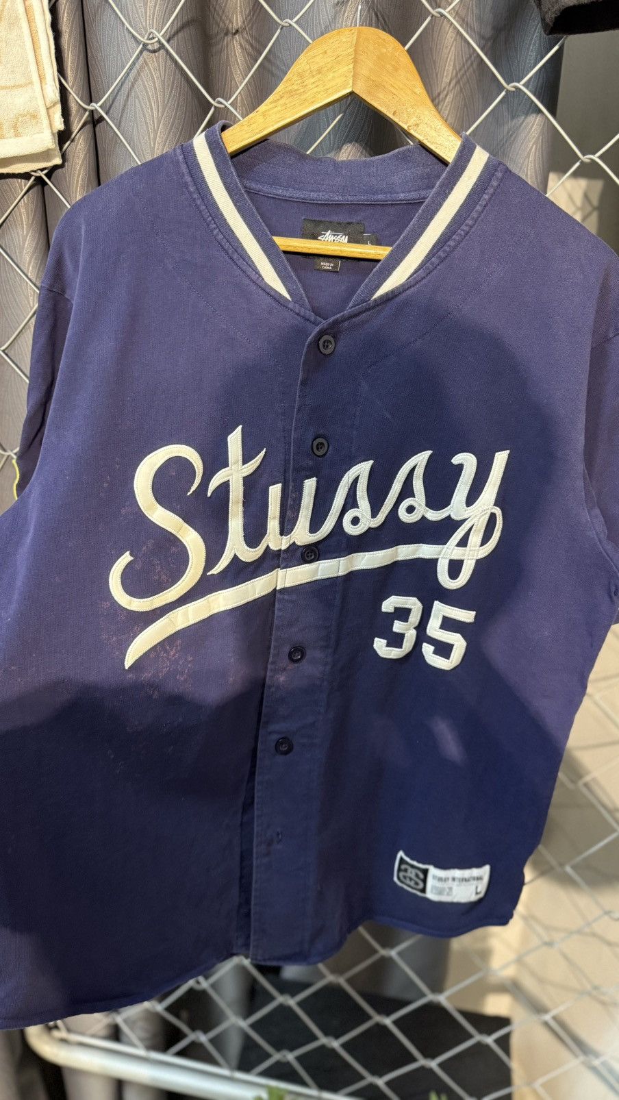 Stussy ‼️NEED GONE‼️ STUSSY BASEBALL NUMBER 35 SHIRT Size US L / EU 52-54 / 3 - 2 Thumbnail