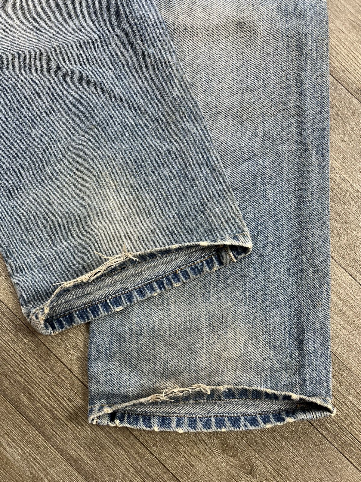 Levi's Vintage Clothing 🇮🇩1990s Vintage Levis 501 30x32 Straight Leg Blue Jeans Size US 30 / EU 46 - 15 Thumbnail
